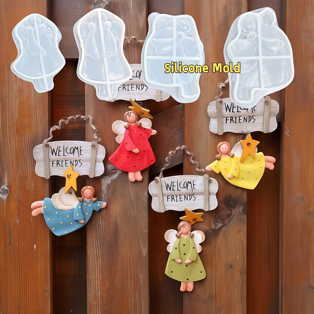 4pcs Angel Pendant Mold, Resin - Resin Craft Ideas recensie en prijs