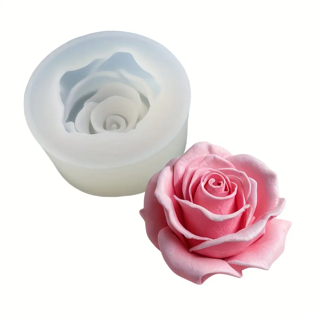 1 Rose Silicone Candle Mold -  - Flower Preservation Resin recensie en prijs