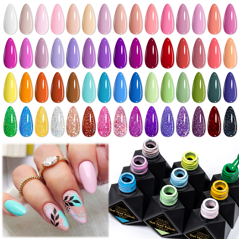 6Pcs/Set 10ML Gel Nail Polish  - Resin Glitter Pack recensie en prijs