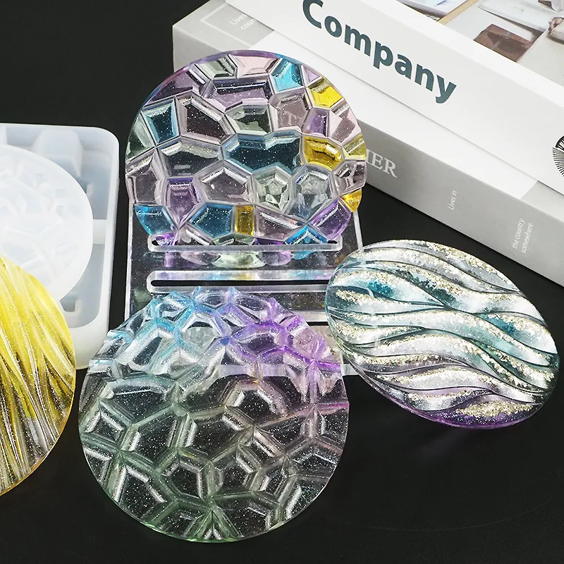 DIY Crystal Epoxy Mold Wave Di - Coaster Mold Round recensie en prijs