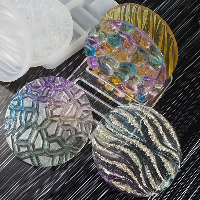 DIY Crystal Epoxy Mold Wave Di - Coaster Mold Round recensie en prijs