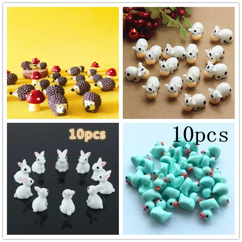 10Pcs/Hedgehog and Cows/Cute A - Terrarium Moss Art recensie en prijs