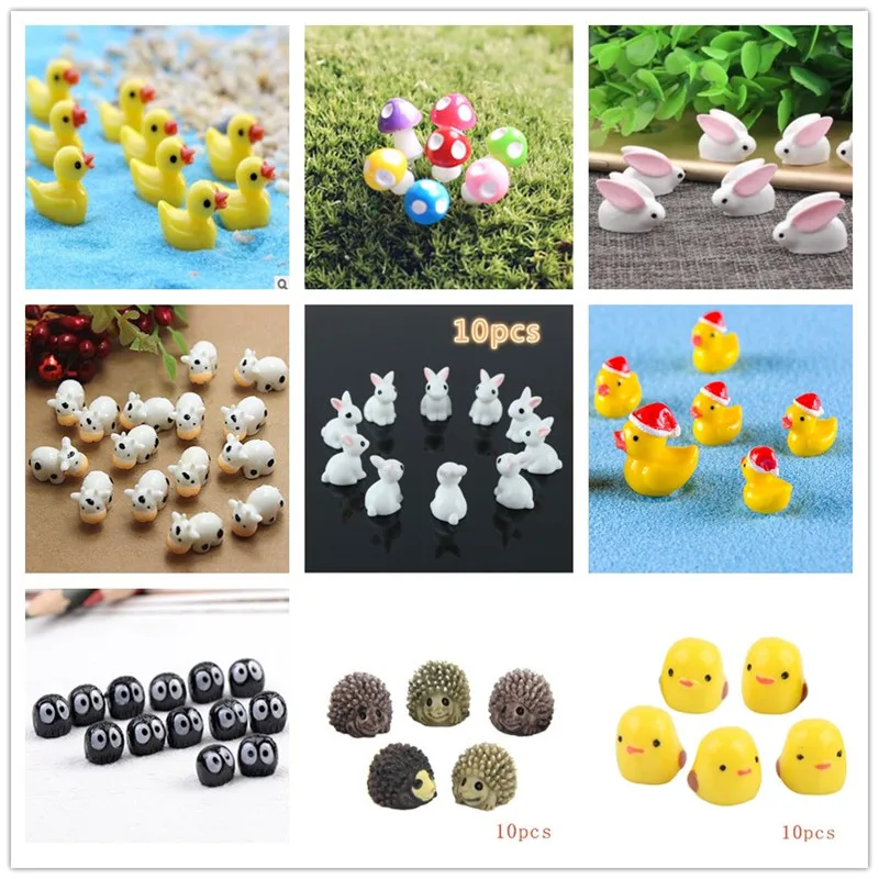 10Pcs/Hedgehog and Cows/Cute A - Terrarium Moss Art recensie en prijs