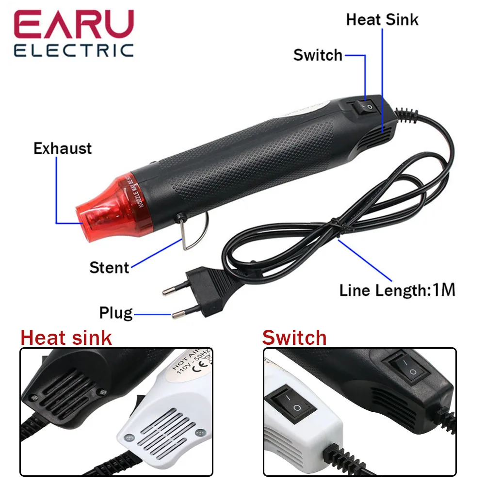 300W Mini Hot Air Gun Handheld - Heat Gun Small recensie en prijs