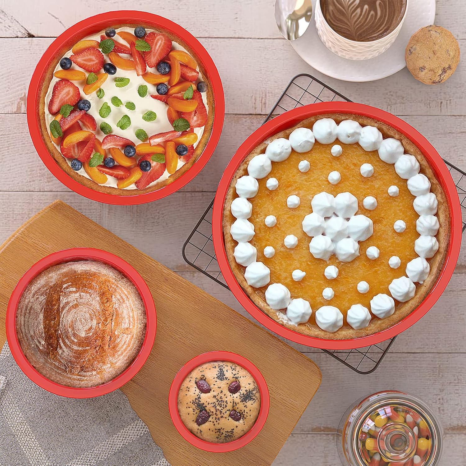 Silicone Cake Mold 4/6/8Inch R - Coaster Mold Round recensie en prijs