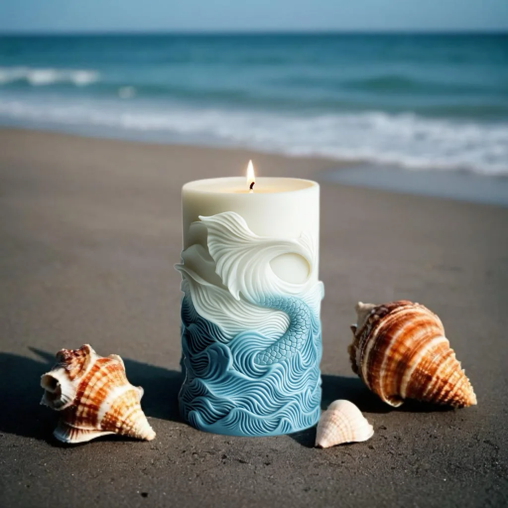 2024 ocean wave foam cylindric - Resin Ocean Wave Mold recensie en prijs