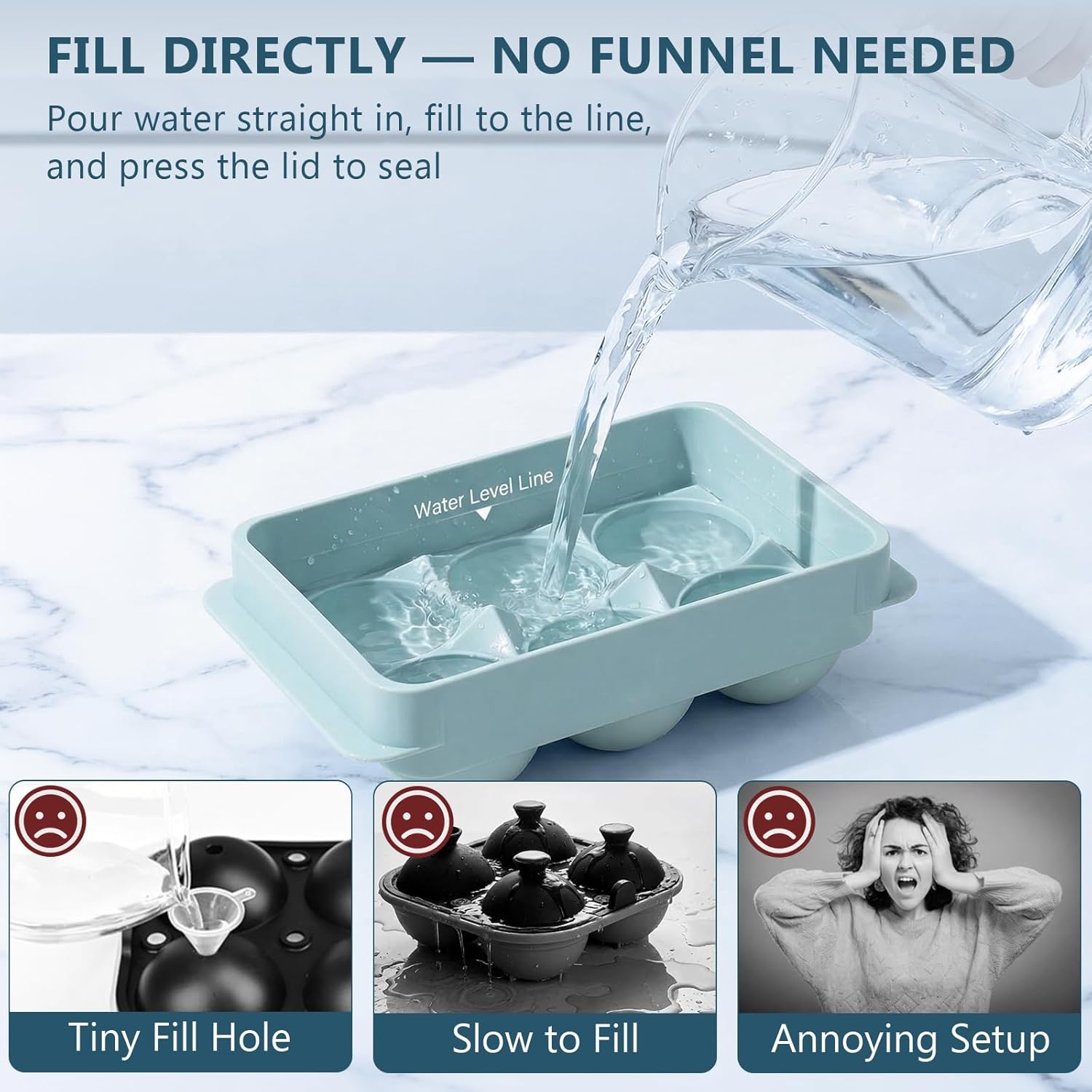 Large Round Ice Cube Trays for - Coaster Mold Round recensie en prijs