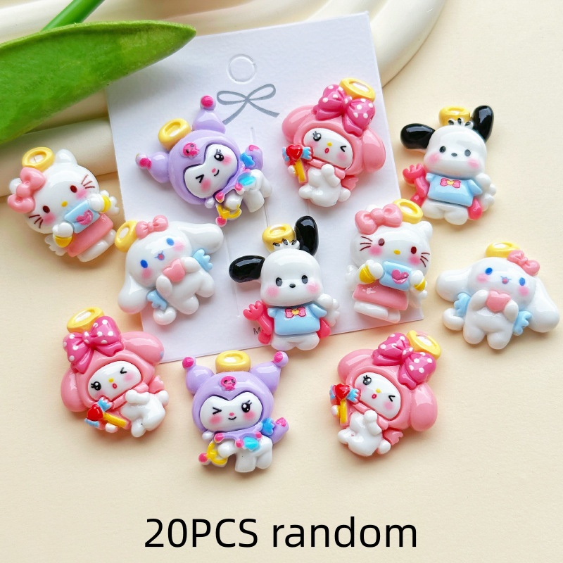 20PCS Resin Cartoon Angel DIY  - Resin Craft Ideas recensie en prijs