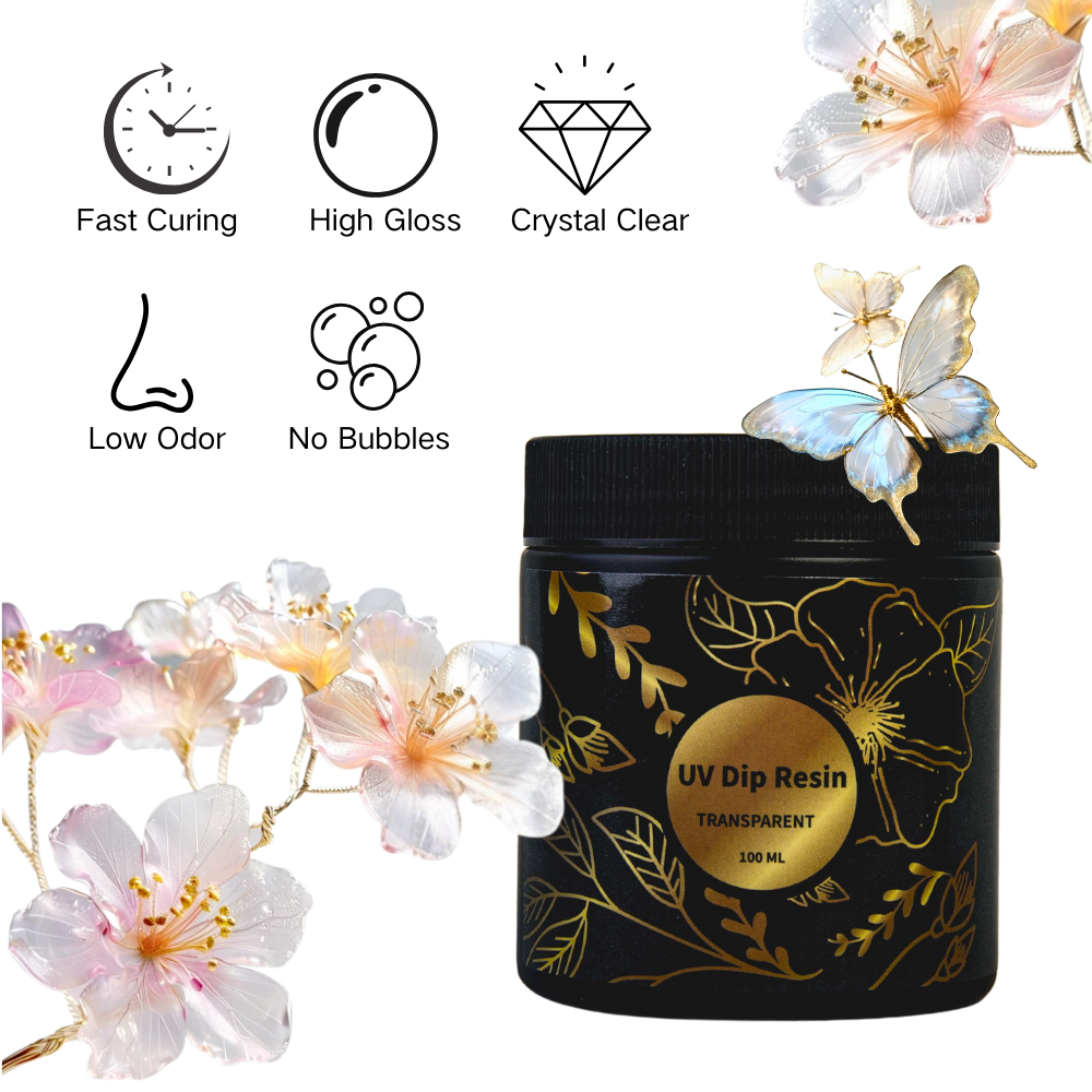 UV DIP Resin Glue Set 50/100ml - Flower Preservation Resin recensie en prijs