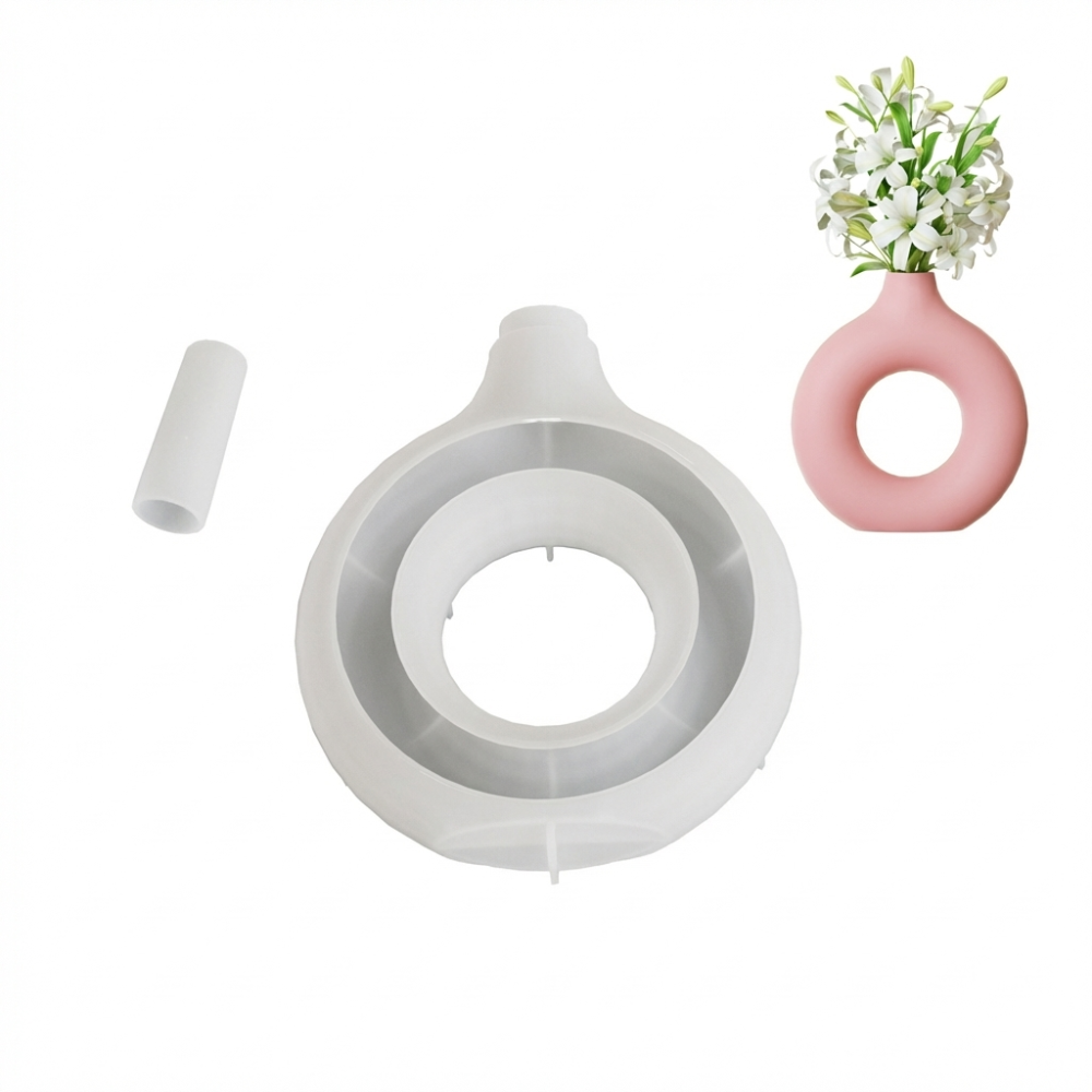 Oval Stripe Silicone Vase Mold - Resin Craft Workshop recensie en prijs