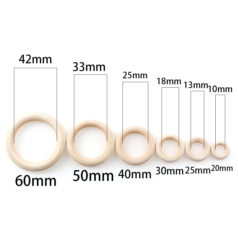 Unfinished Wooden Rings 20-60m - Wood Ring Blank recensie en prijs