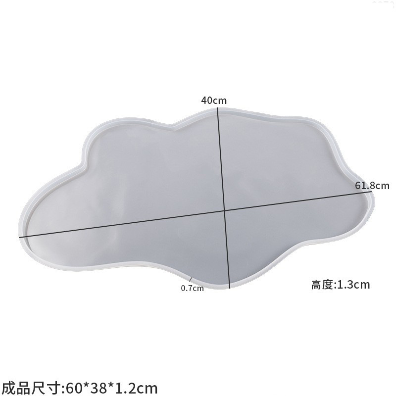Large 61cm Irregular tray epox - Resin Ocean Wave Mold recensie en prijs