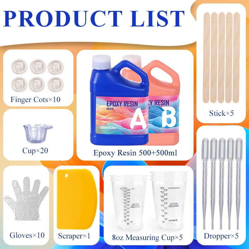 Easy Mixing Epoxy Resin Kit Cr - Resin Jewelry Kit recensie en prijs