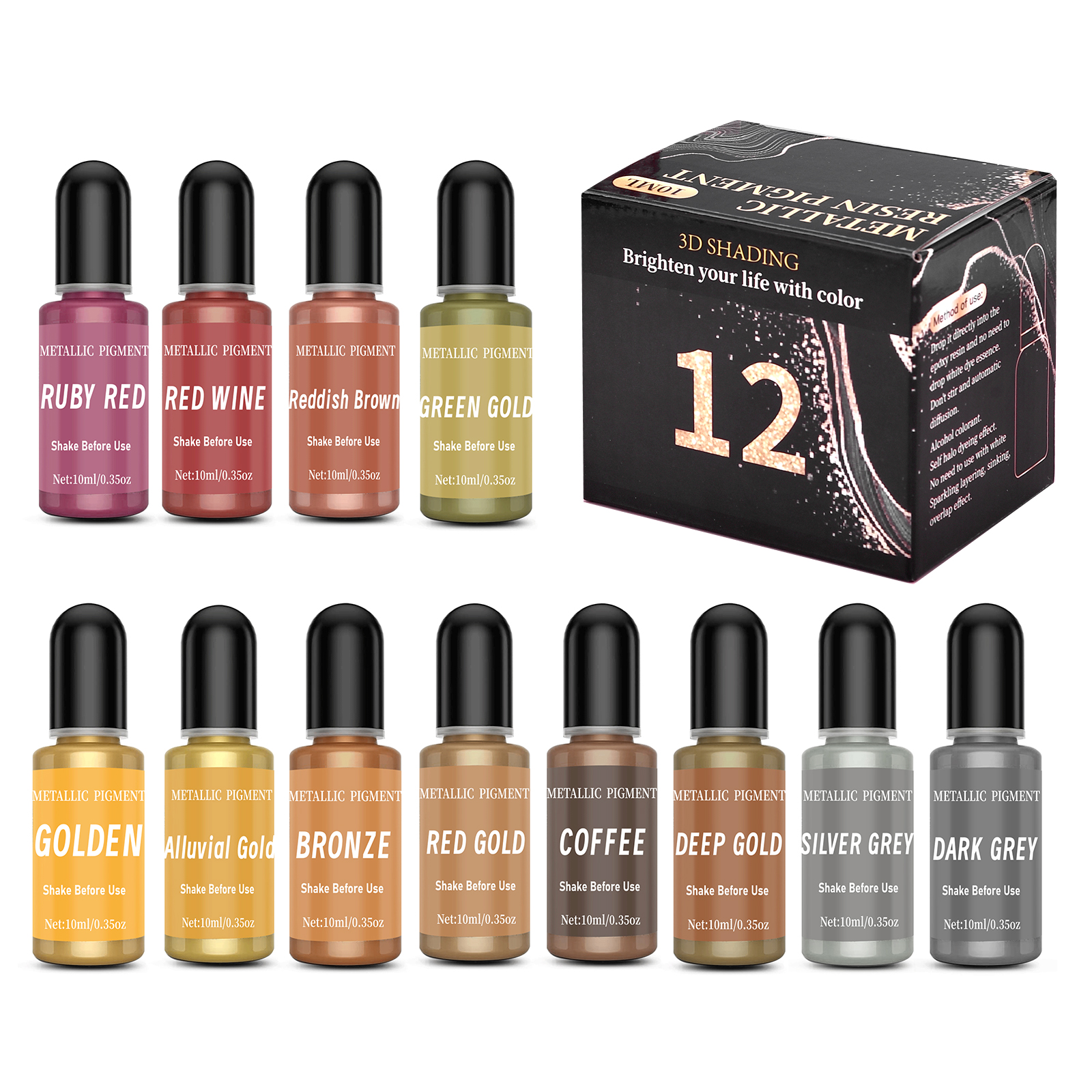 1set Art Ink Alcohol Epoxy Res - Resin Dye Alcohol recensie en prijs
