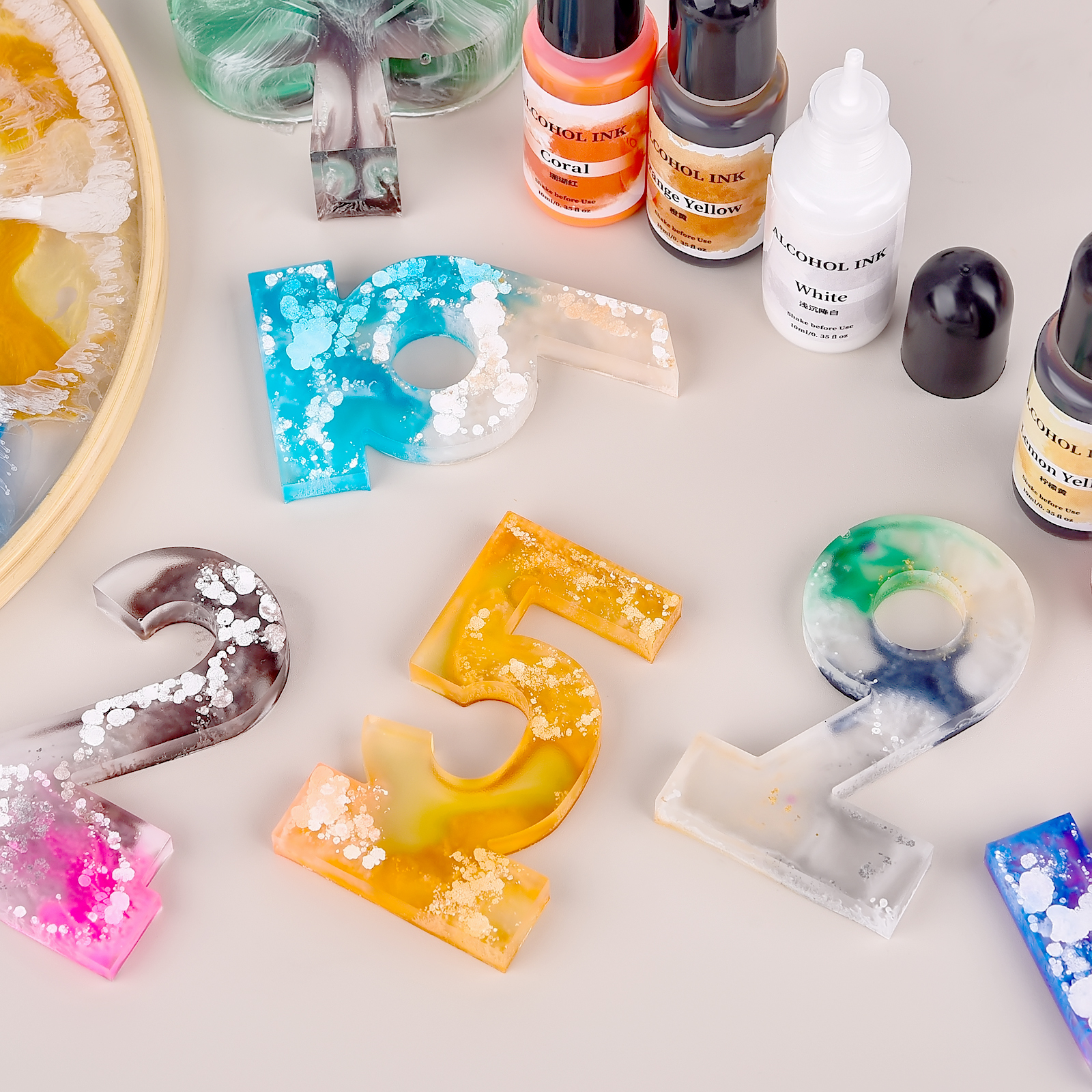 1set Art Ink Alcohol Epoxy Res - Resin Dye Alcohol recensie en prijs