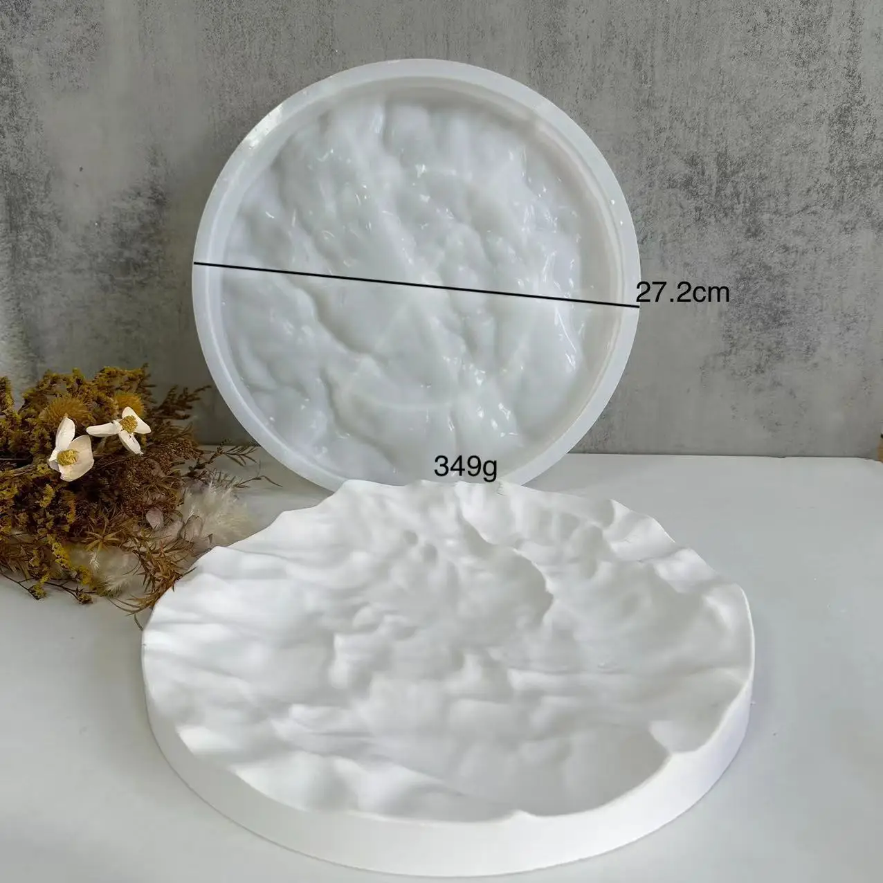 Irregular Ocean Waves Large Ro - Coaster Mold Round recensie en prijs