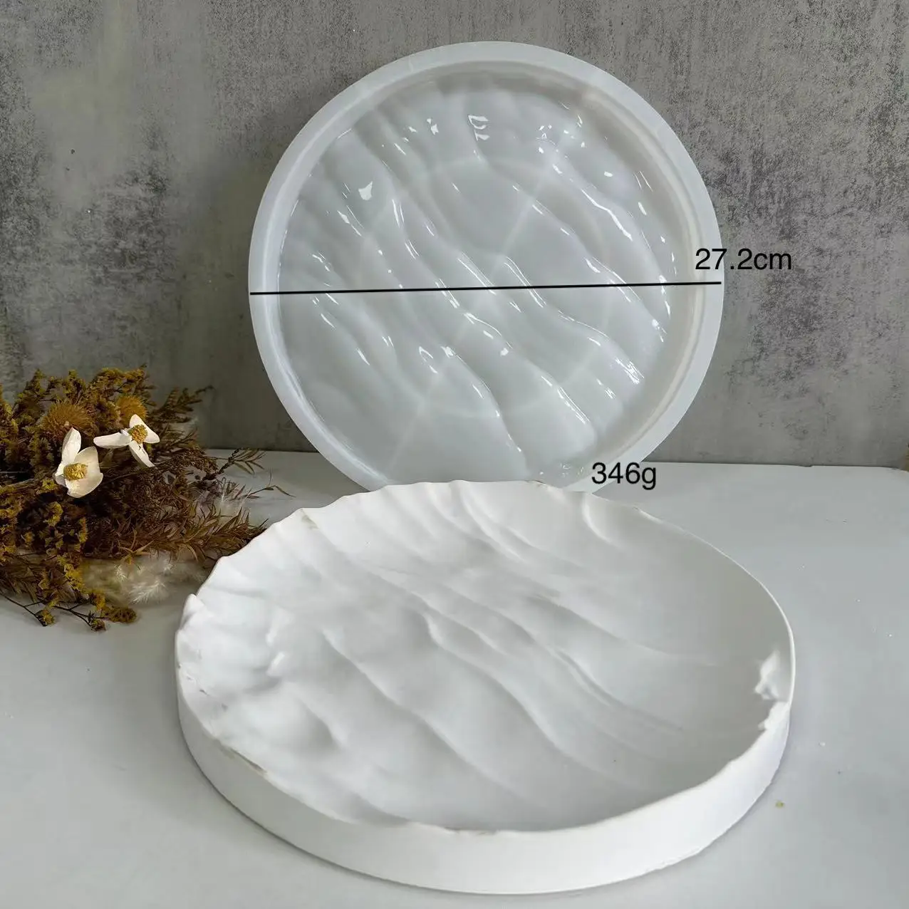 Irregular Ocean Waves Large Ro - Coaster Mold Round recensie en prijs