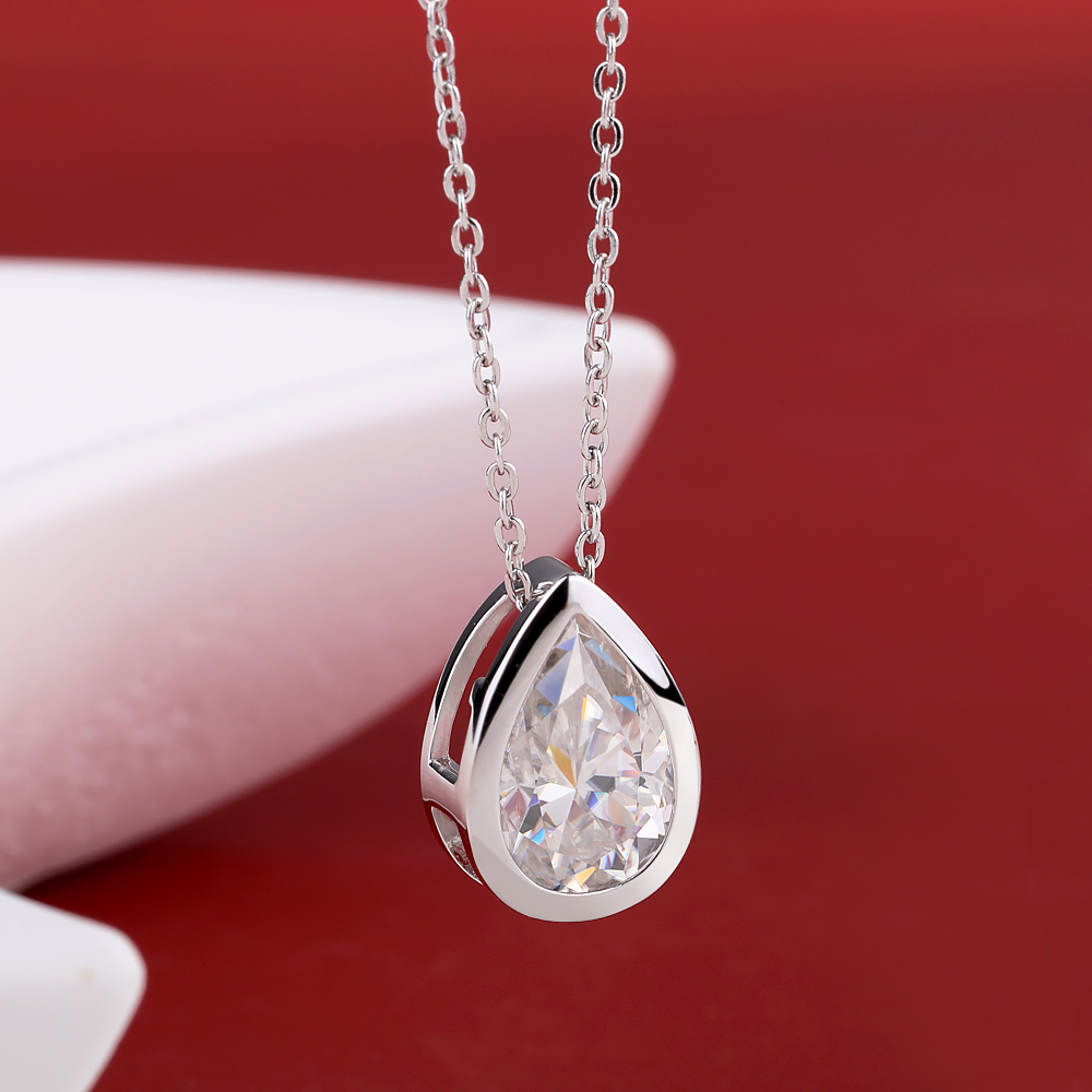 BXINY 4Carat Bezel Set WaterDr - Bezels Set Pendant recensie en prijs