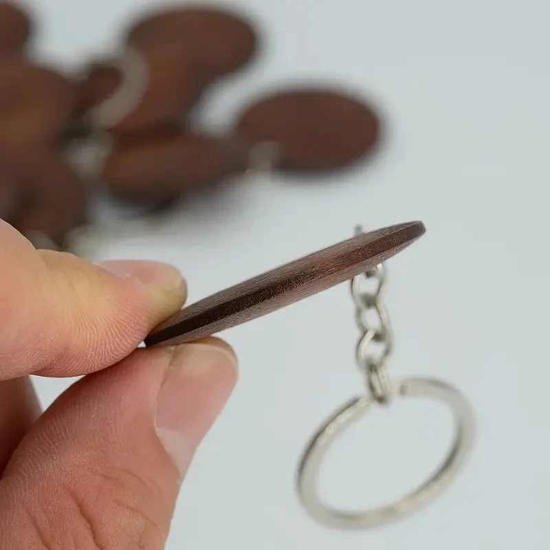 10Pcs Wooden Keychains Vintage - Wood Ring Blank recensie en prijs