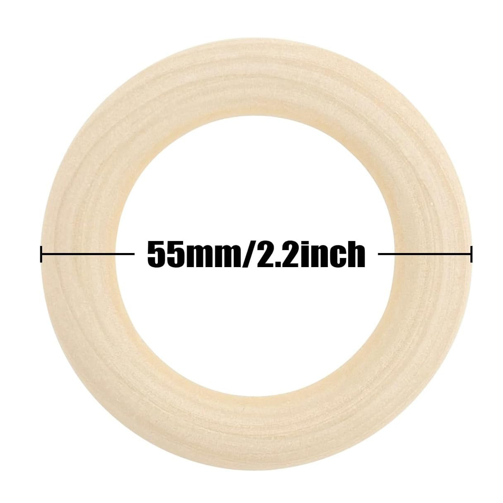 20PCS Wooden Rings for Craft 5 - Wood Ring Blank recensie en prijs