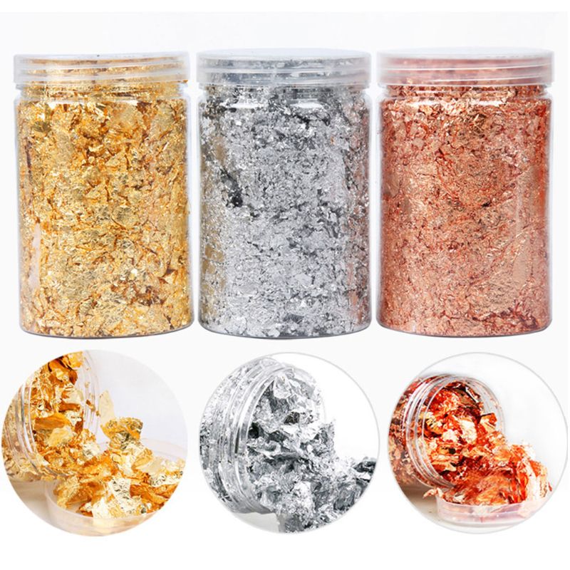3Box Gold Leaf Flakes Foil Pap - Gold Foil Flakes recensie en prijs