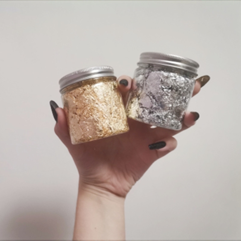 Imitation Rose Gold Silver Cop - Gold Foil Flakes recensie en prijs