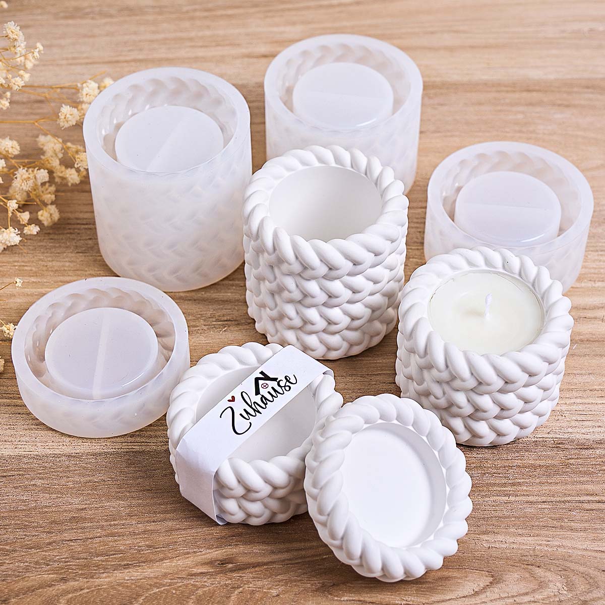 Woven Candle Jar Silicone Mold - Serving Tray Mold recensie en prijs