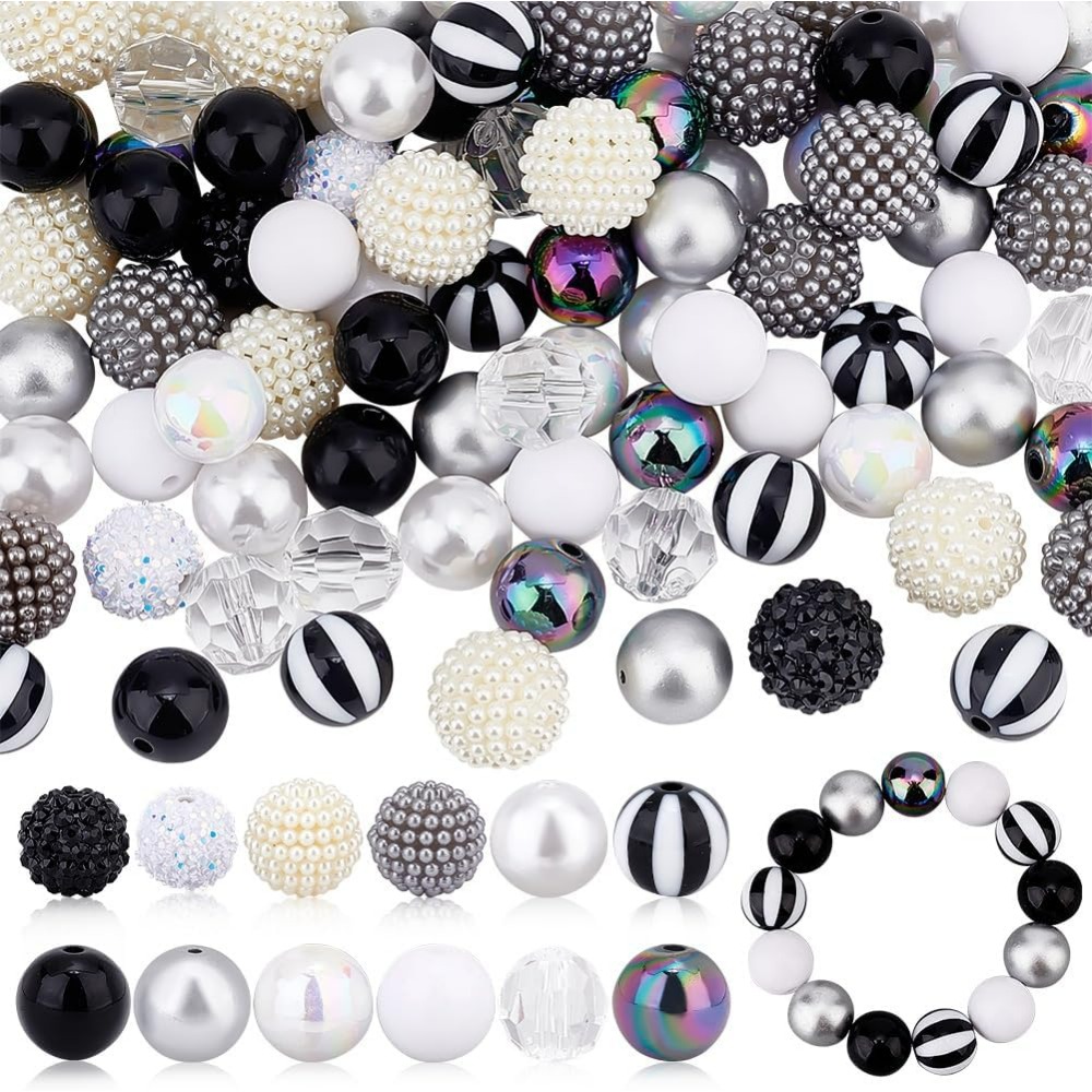 106pcs Chunky Beads 12 Styles  - Crafting Resin recensie en prijs