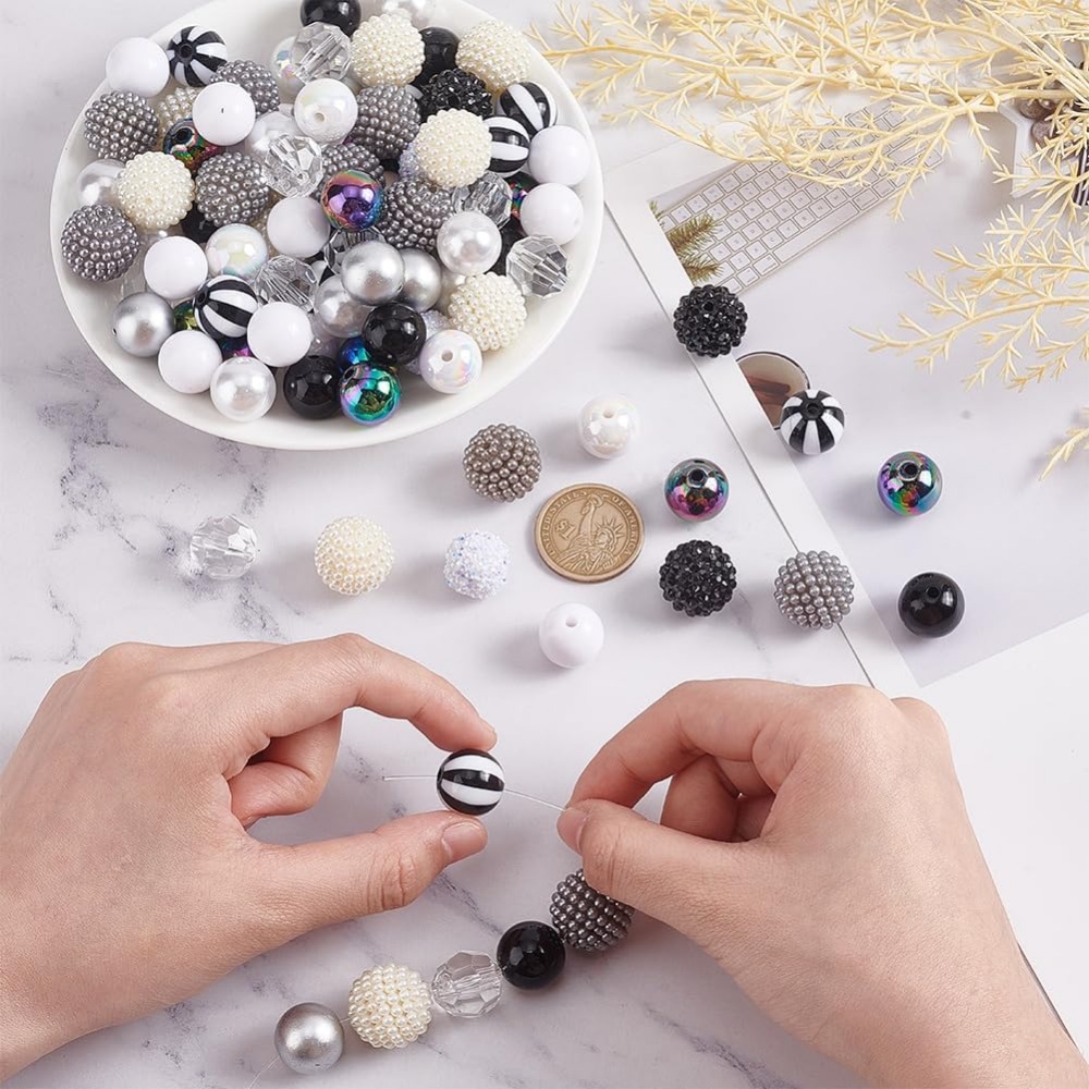 106pcs Chunky Beads 12 Styles  - Crafting Resin recensie en prijs