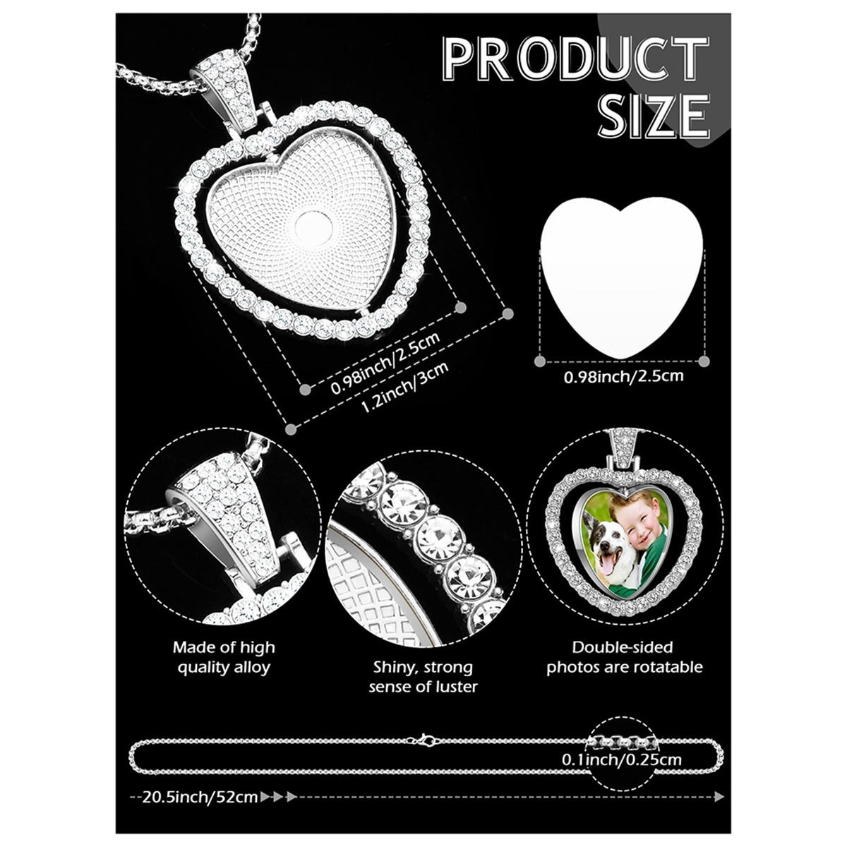 24Pcs Sublimation Rhinestone T - Bezels Set Pendant recensie en prijs