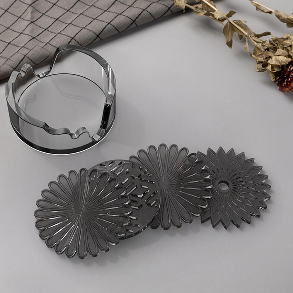 1Pcs Round Coaster Resin Silic - Coaster Mold Round recensie en prijs