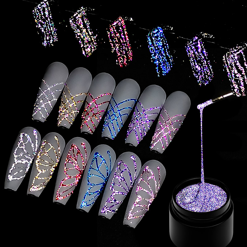 6Pcs/Set Reflective Glitter Sp - Resin Glitter Pack recensie en prijs