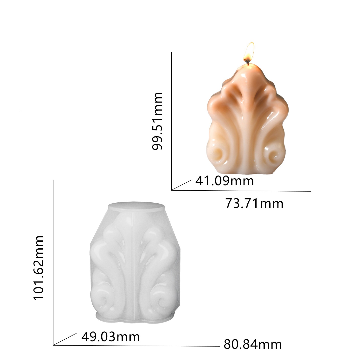 Ocean Shell Candle Silicone Mo - Resin Ocean Wave Mold recensie en prijs