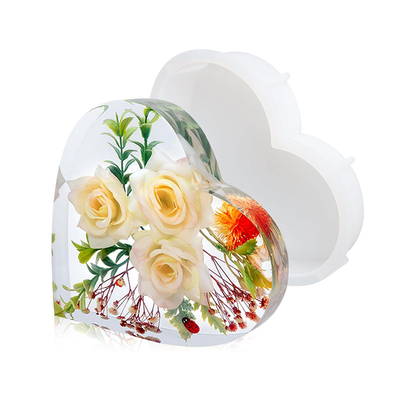 Large Heart Epoxy Resin Mold F - Flower Preservation Resin recensie en prijs
