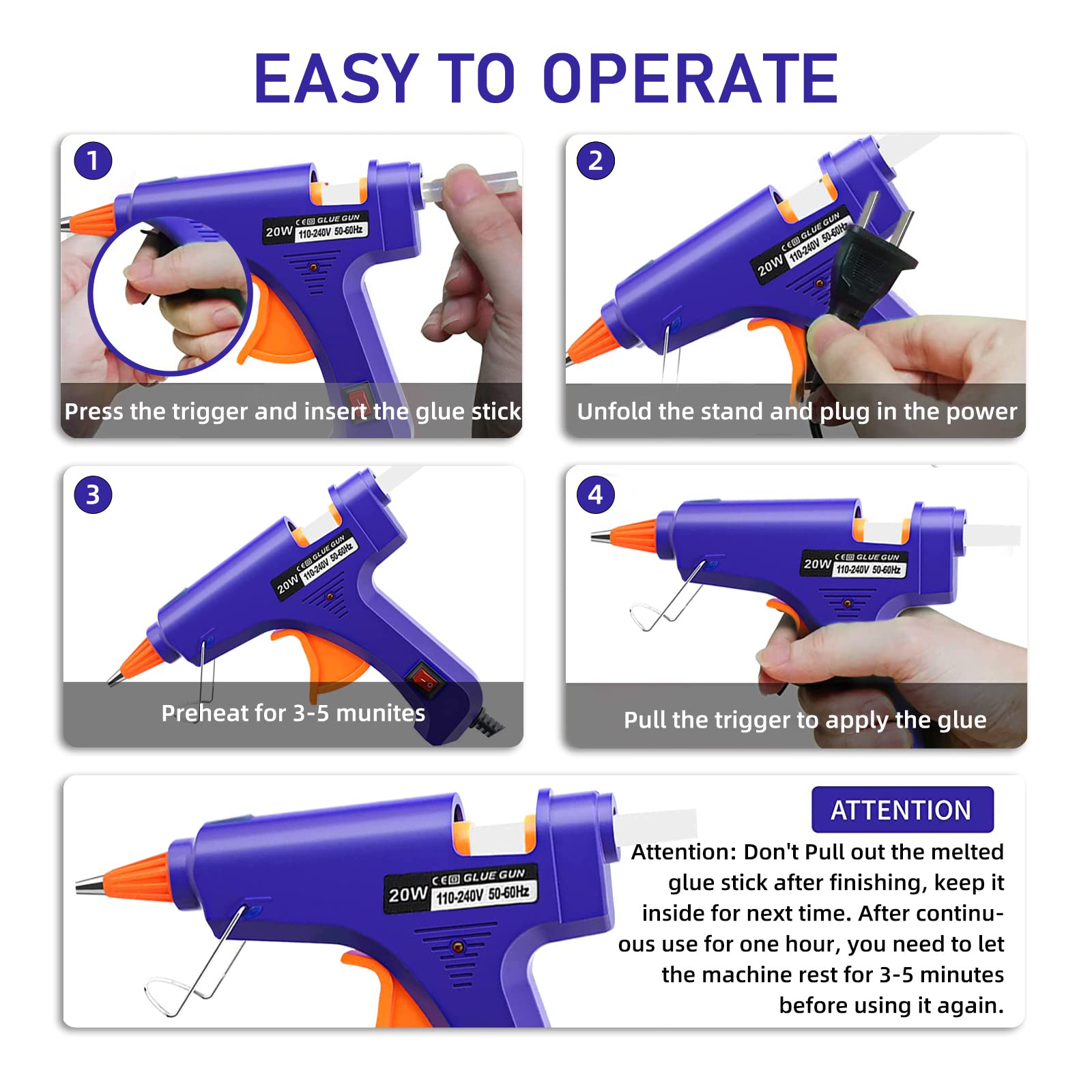20W Hot Melt Glue Gun Househol - Heat Gun Small recensie en prijs