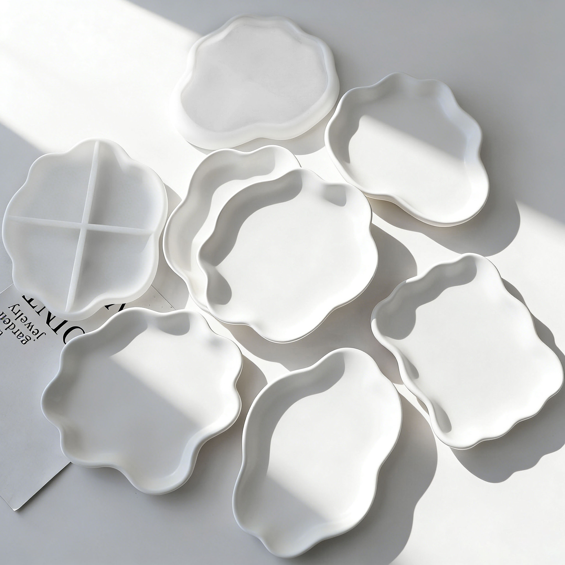 DIY Geometric Wave Plaster Coa - Serving Tray Mold recensie en prijs