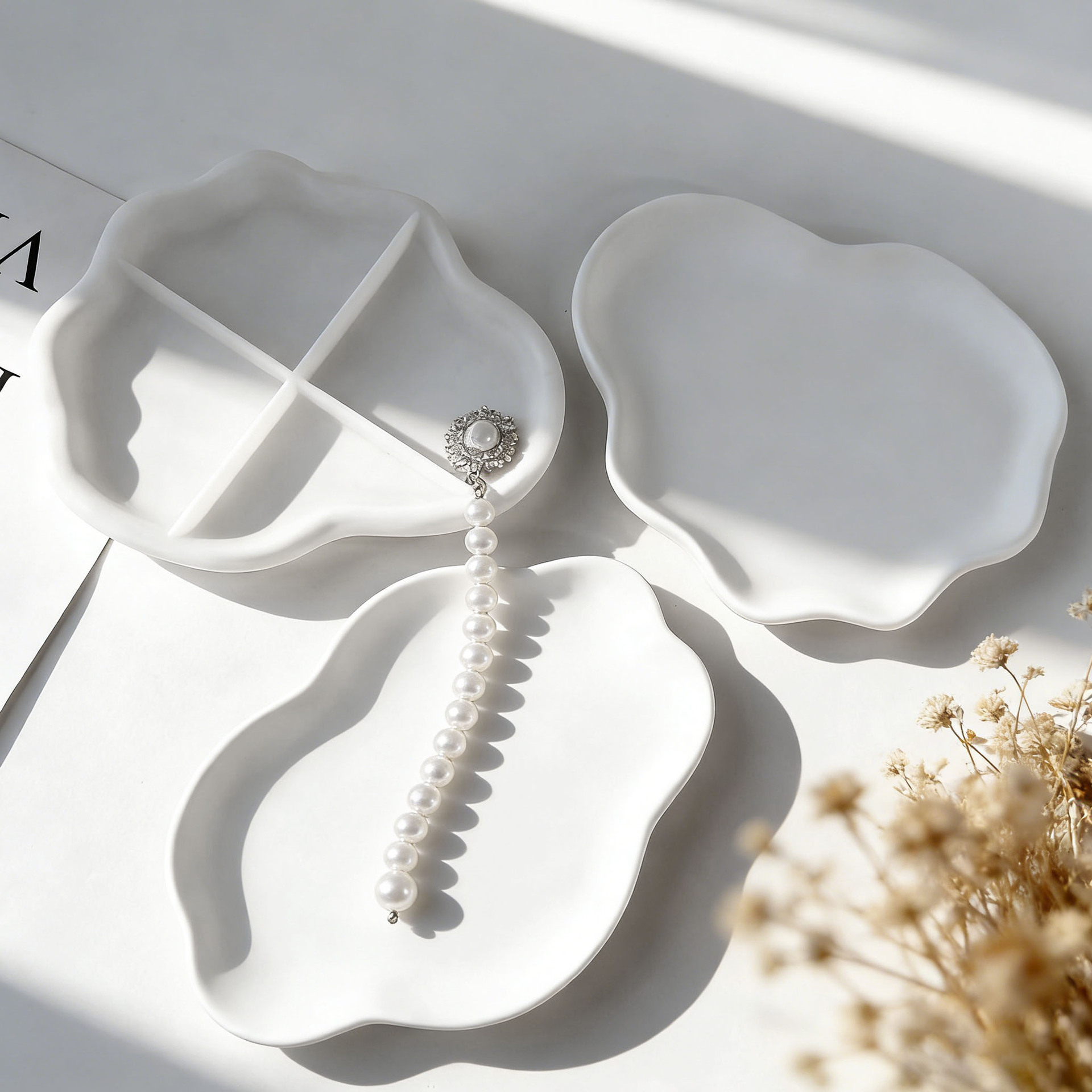DIY Geometric Wave Plaster Coa - Serving Tray Mold recensie en prijs