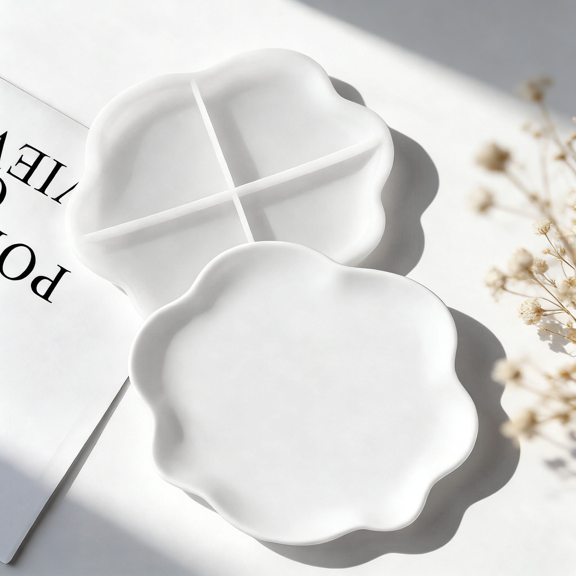 DIY Geometric Wave Plaster Coa - Serving Tray Mold recensie en prijs