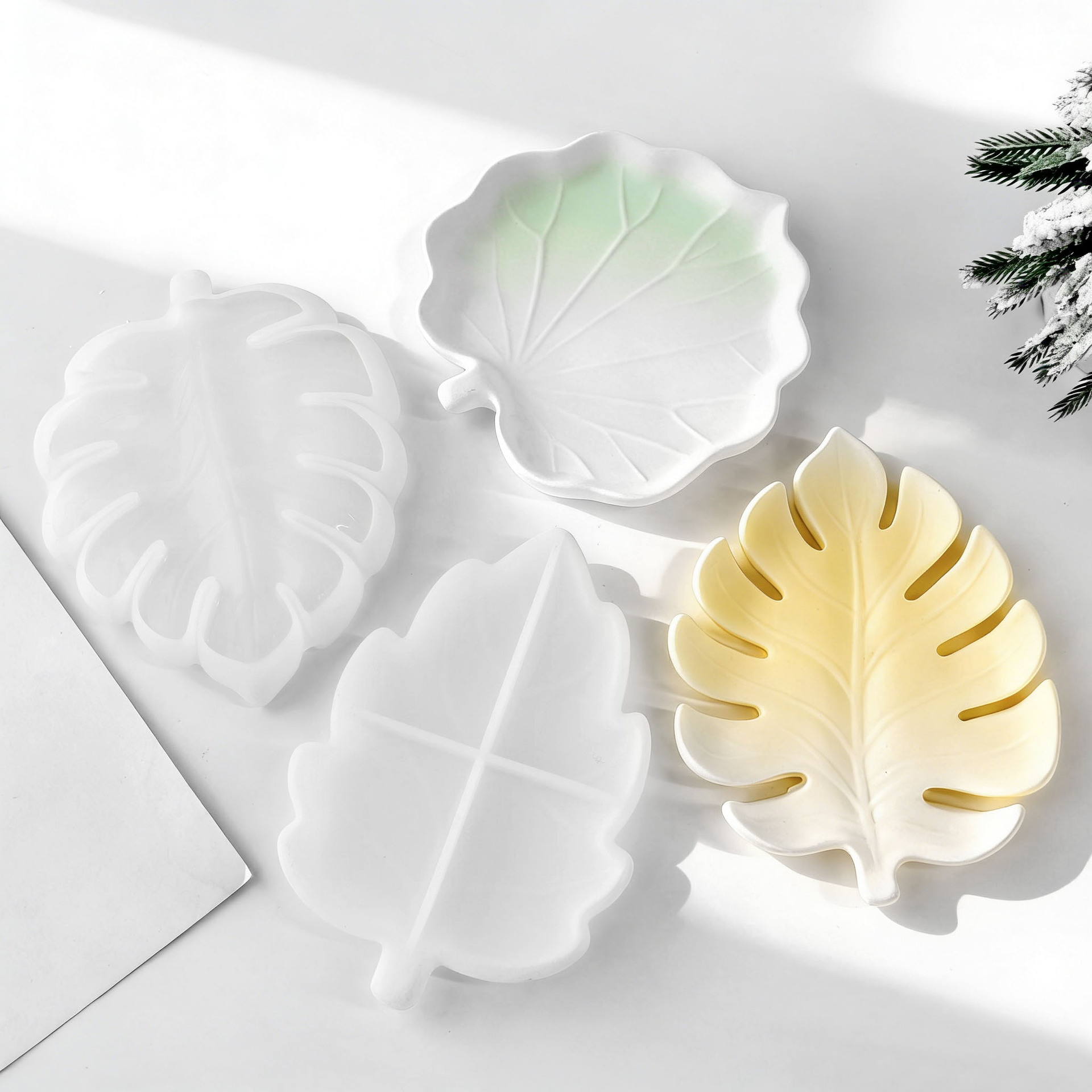 DIY Gypsum Form Leaf Coaster S - Serving Tray Mold recensie en prijs