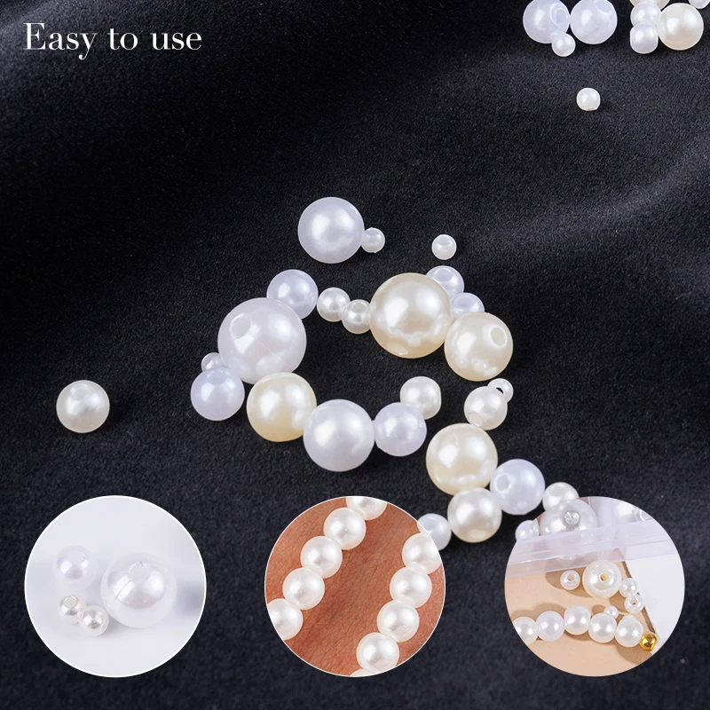 800pcs Artificial Faux Pearl R - Crafting Resin recensie en prijs