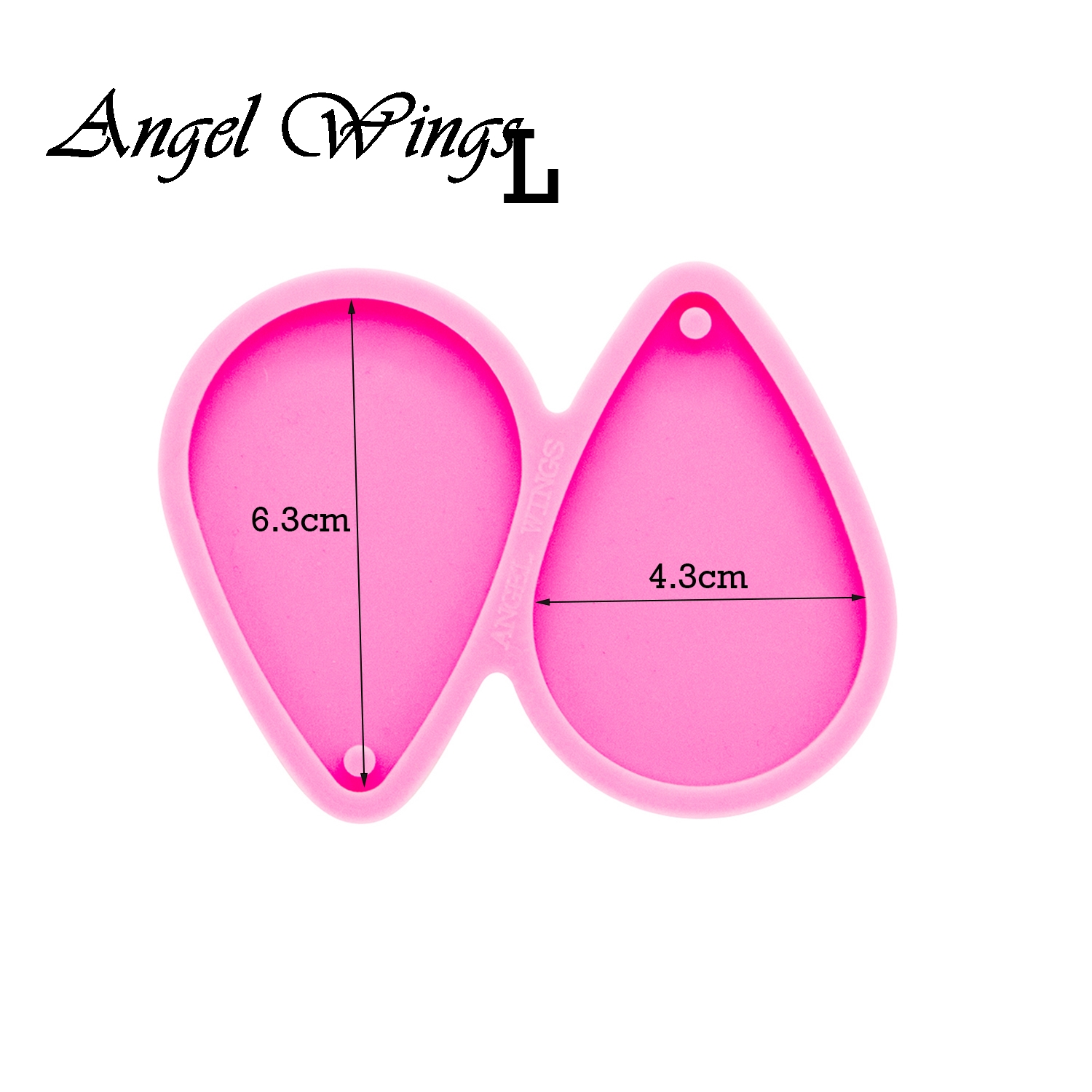 Shiny Tear Drop Hoop Earrings  - Geode Mold Silicone recensie en prijs