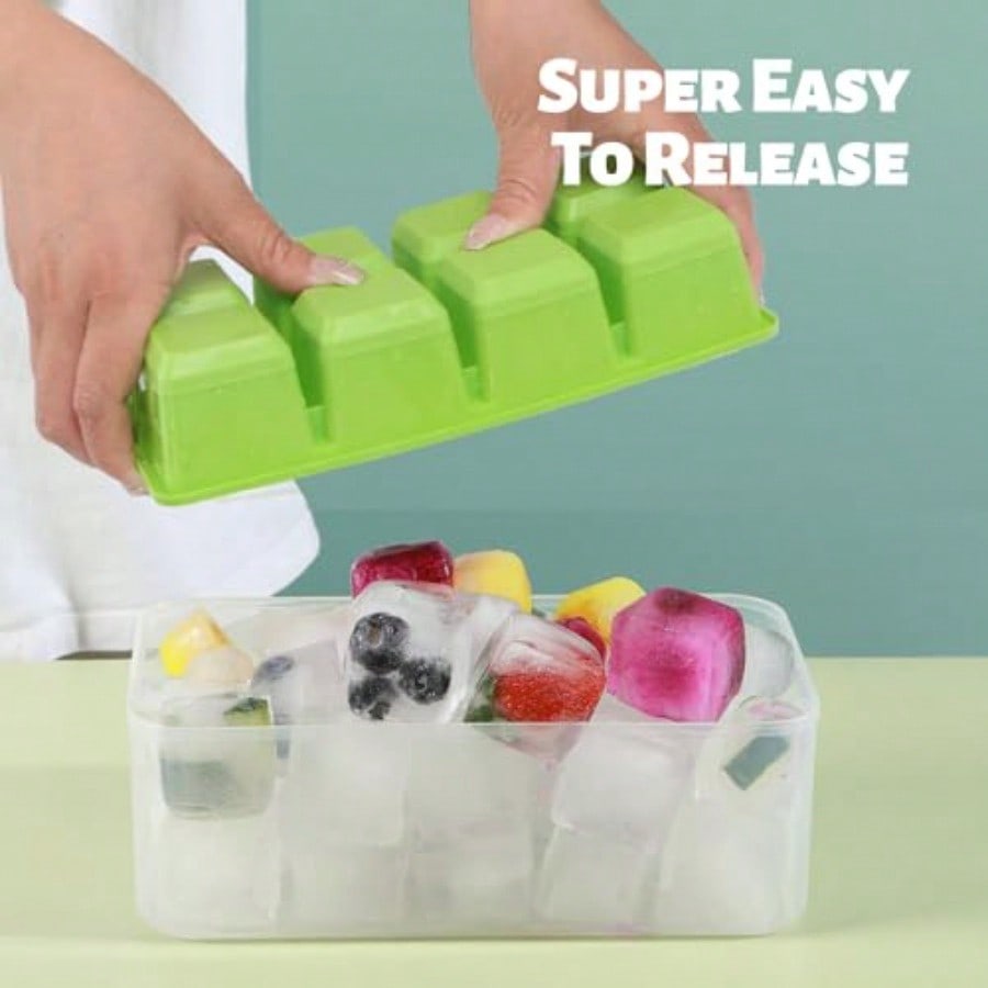 Ice Trays For Freezer With Lid - Silicone Mold Tray recensie en prijs
