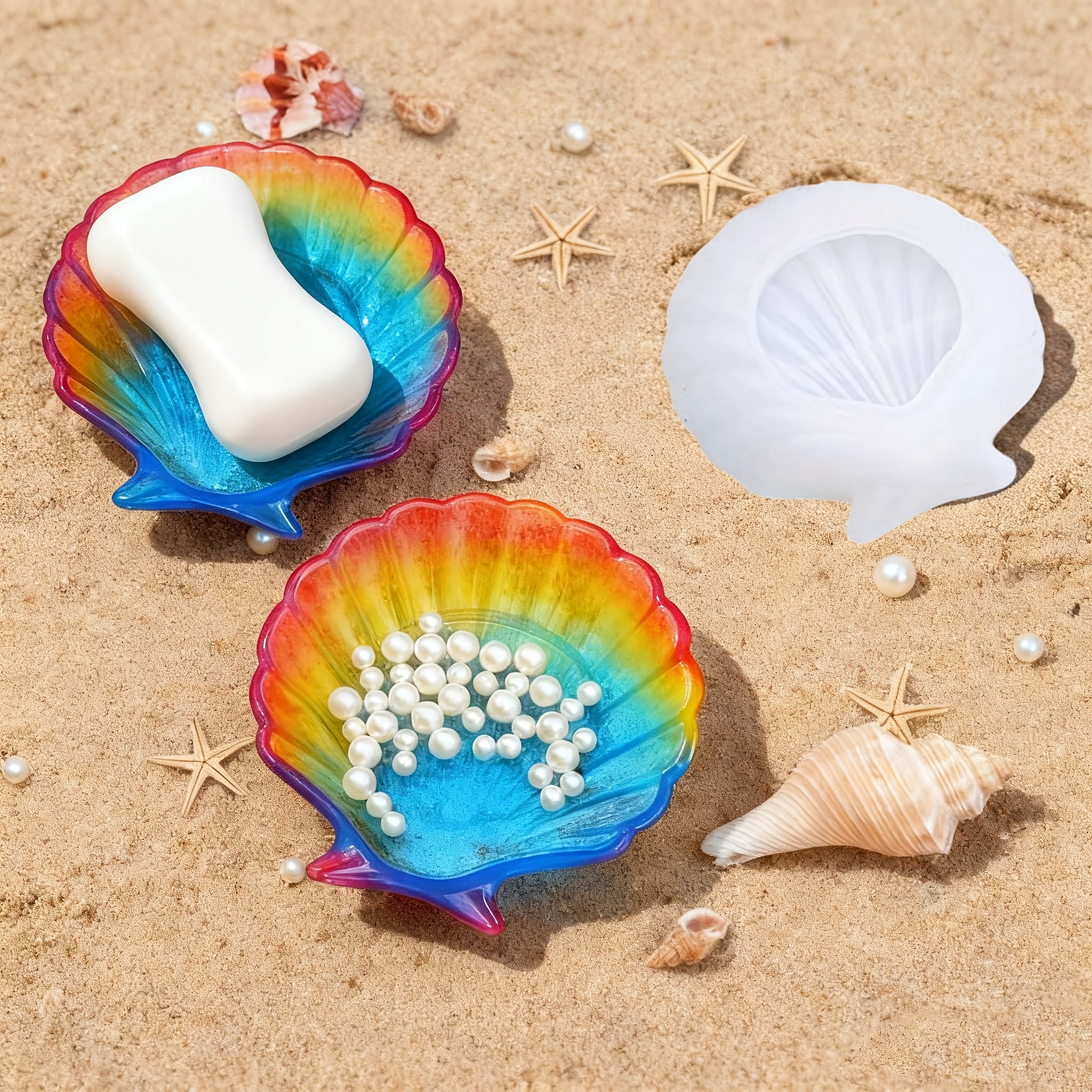 1 piece of silicone shell resi - Resin Craft Ideas recensie en prijs