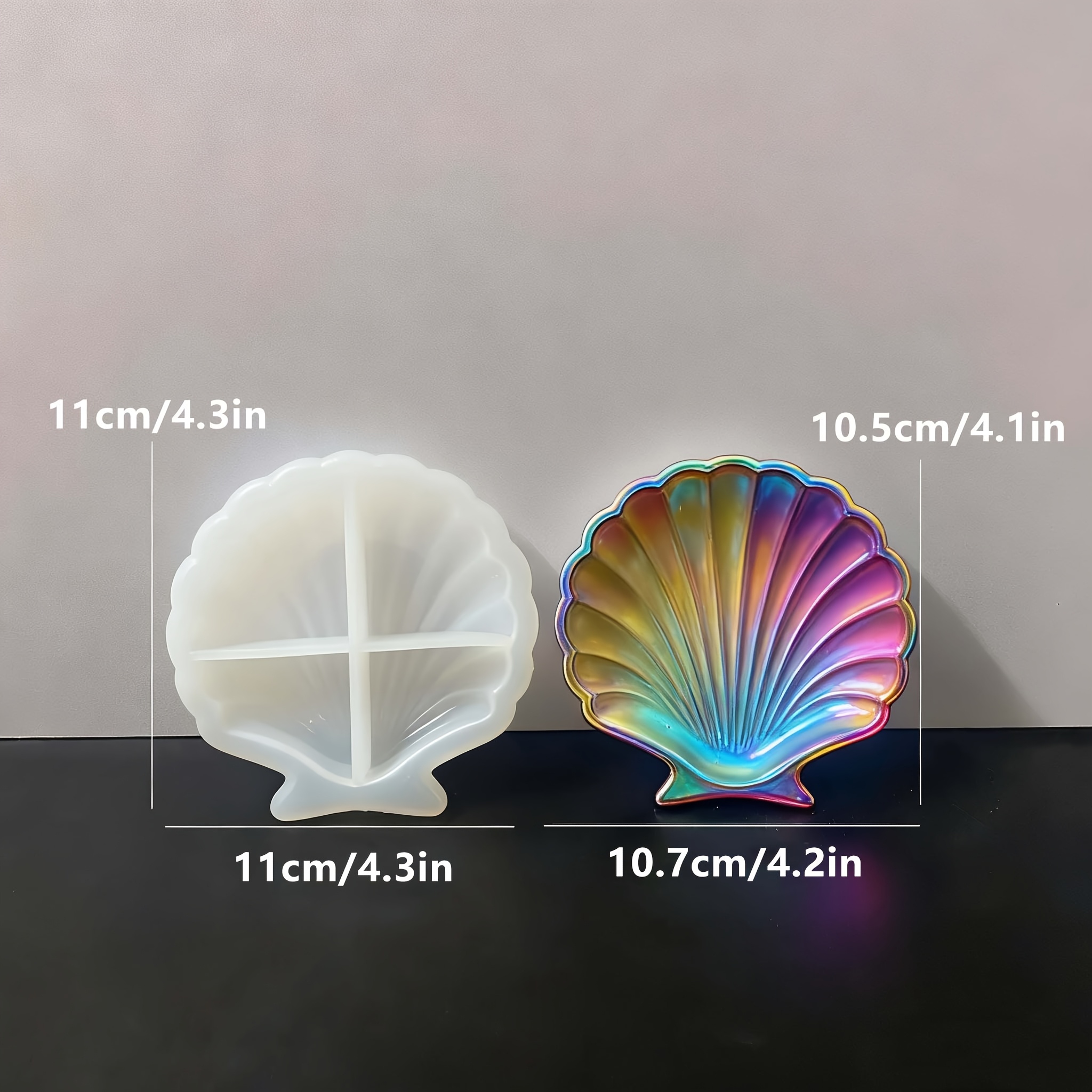 1 piece of silicone shell resi - Resin Craft Ideas recensie en prijs
