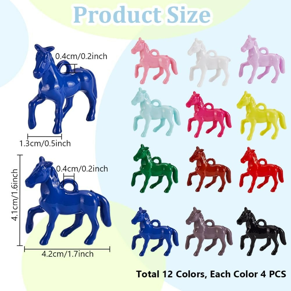 48pcs Opaque Acrylic Pendants  - Crafting Resin recensie en prijs