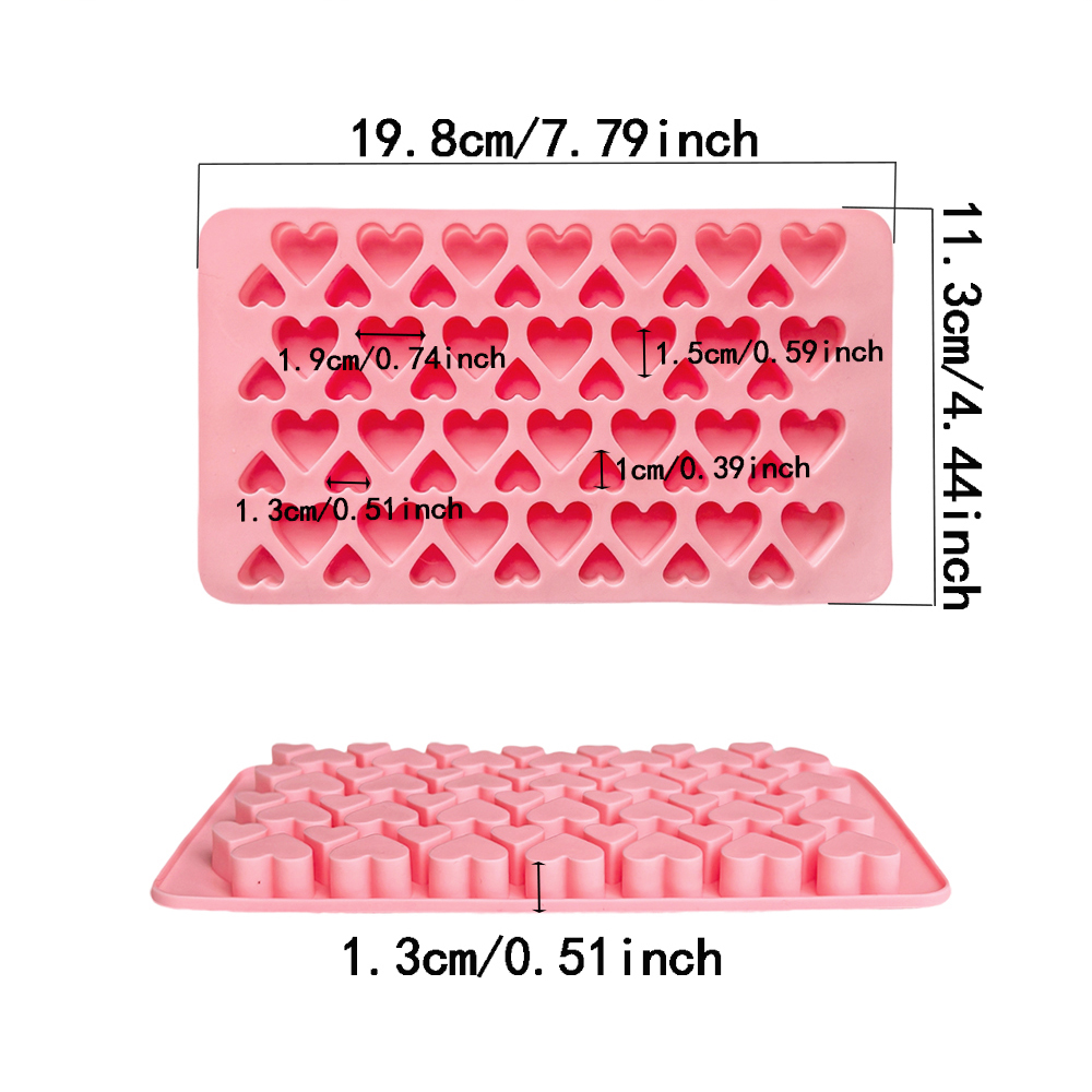 56 cavity size heart-shaped ch - Silicone Mold Tray recensie en prijs