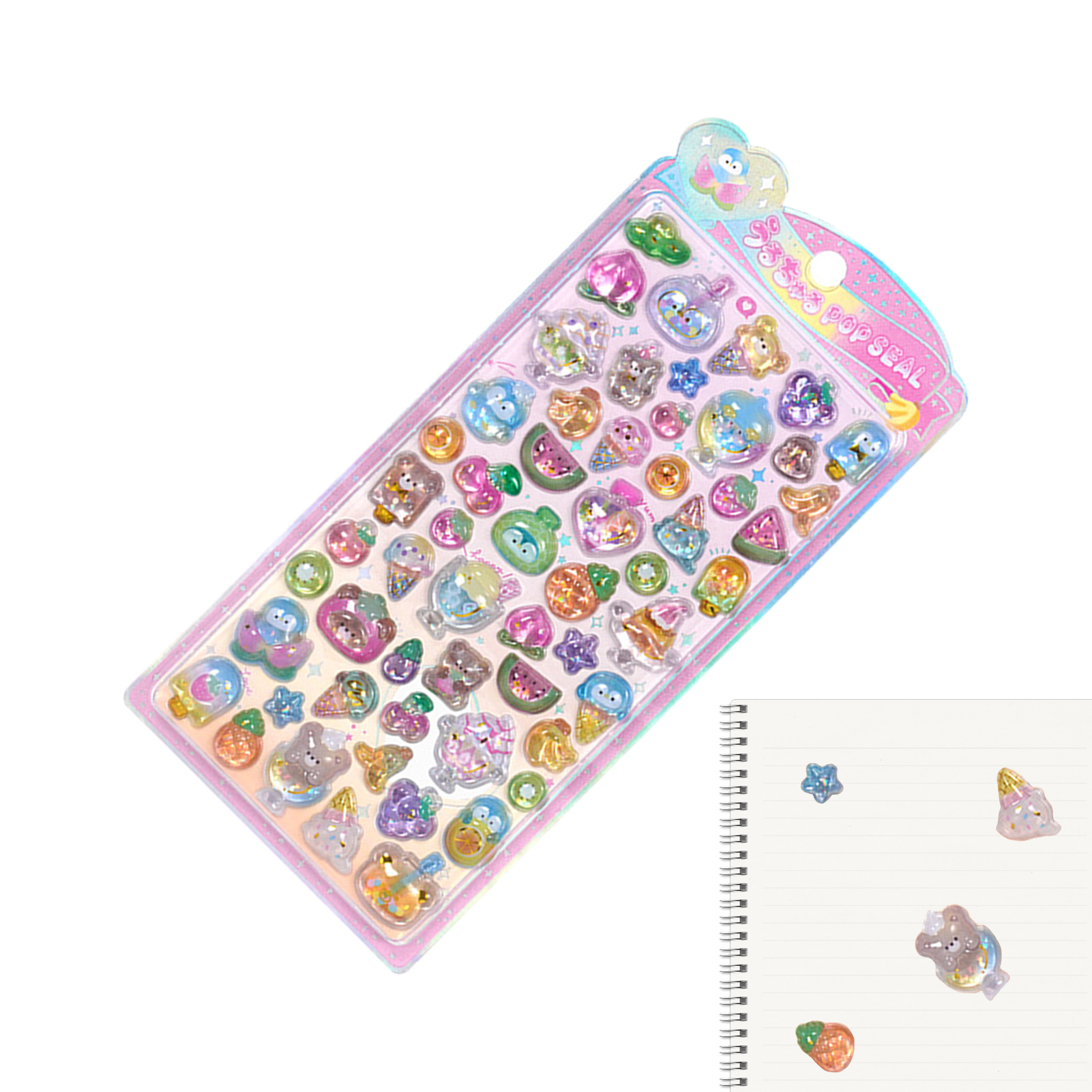Cute Animal Sticker Pack 3D Sp - Resin Glitter Pack recensie en prijs