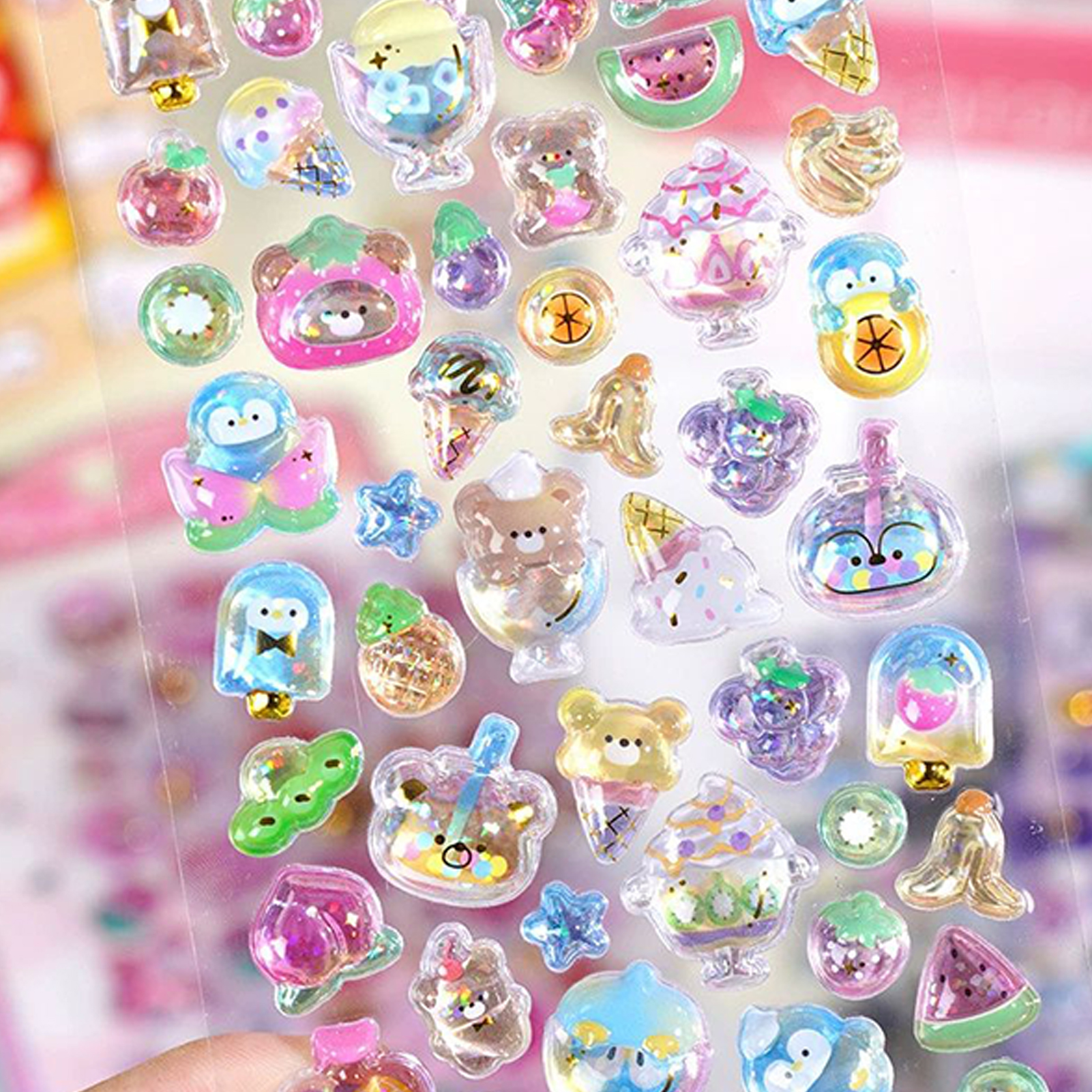 Cute Animal Sticker Pack 3D Sp - Resin Glitter Pack recensie en prijs