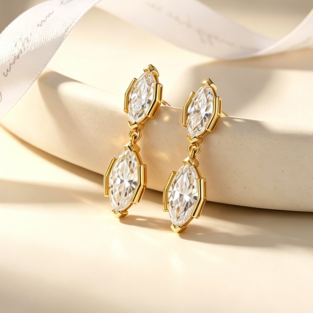 EWYA 3CT Marquise Cut Moissani - Bezels Set Pendant recensie en prijs