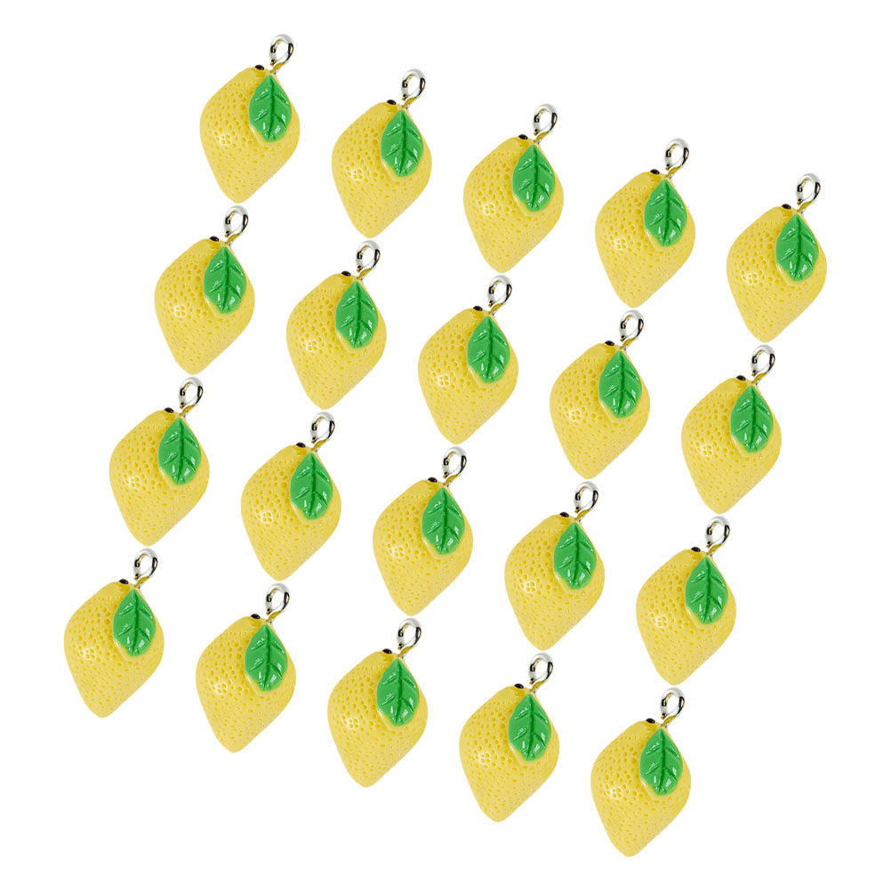20Pcs Resin Lemon Charms Fruit - Crafting Resin recensie en prijs
